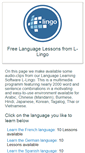 Mobile Screenshot of free.lessons.l-ceps.com
